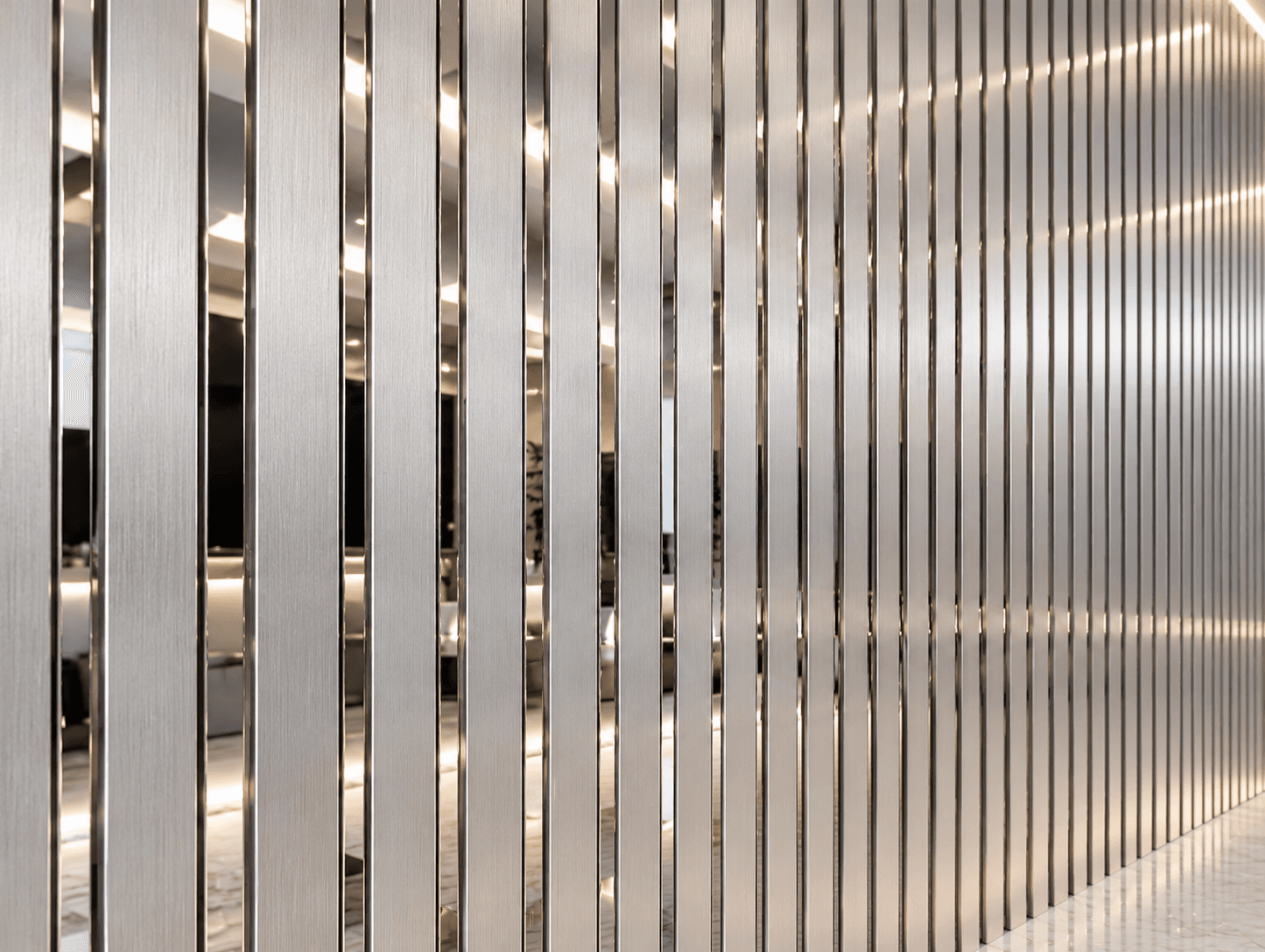 Palilleria pvc espejo plata